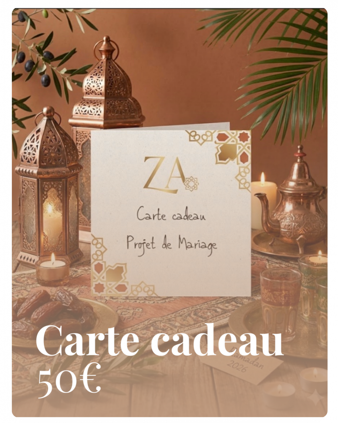 Carte cadeau – Projet de Mariage serein